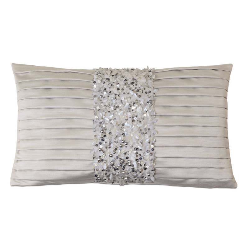Vionnet Sequined Throw Pillow, Polyester