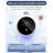 Upgraded UV Toothbrush Cleaner Holder Wall Mounted, Razor Electric Toothbrush Holder,(White)