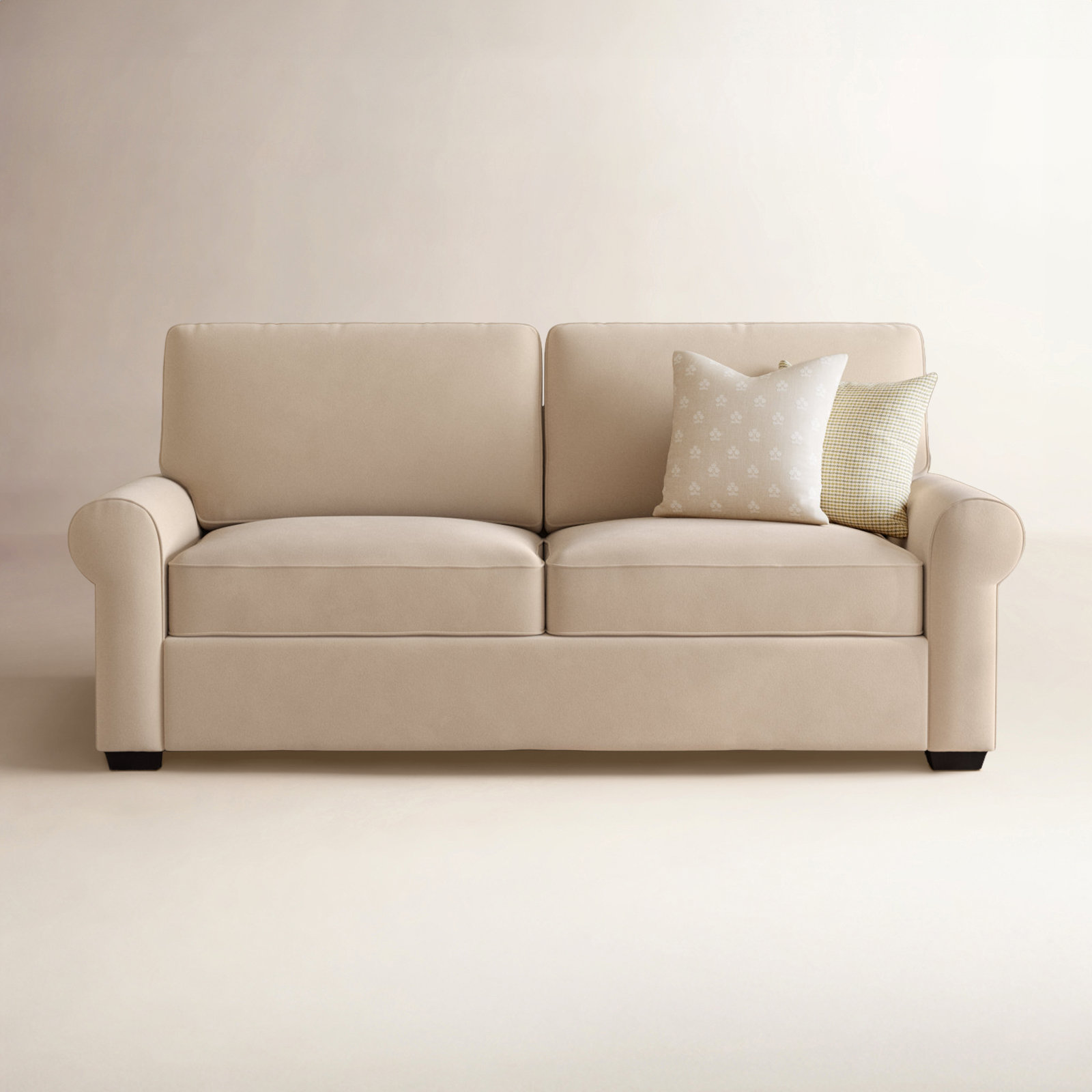 Porter 83.5'' Upholstered Sofa, Bella Toast Performance Velvet