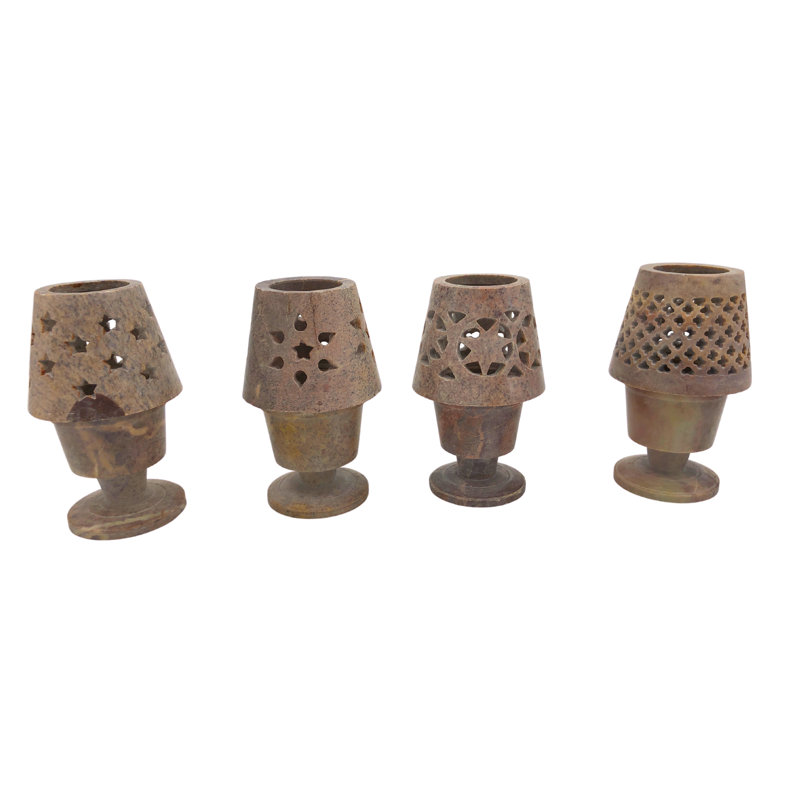 5'' H Brass Tabletop Votive Holder
