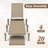74" All-Weather Resin Chaise Lounge Chair, 5-Position Adjustable Reclining Patio Armless Lounger, Set of 2-90422821