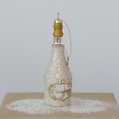 6.125'' Glass Hanging Figurine Ornament