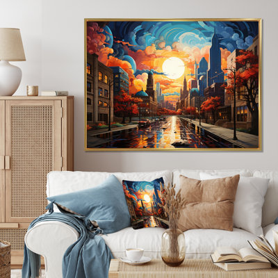 City Phoenix Popart I, reproduction d'art sur toile