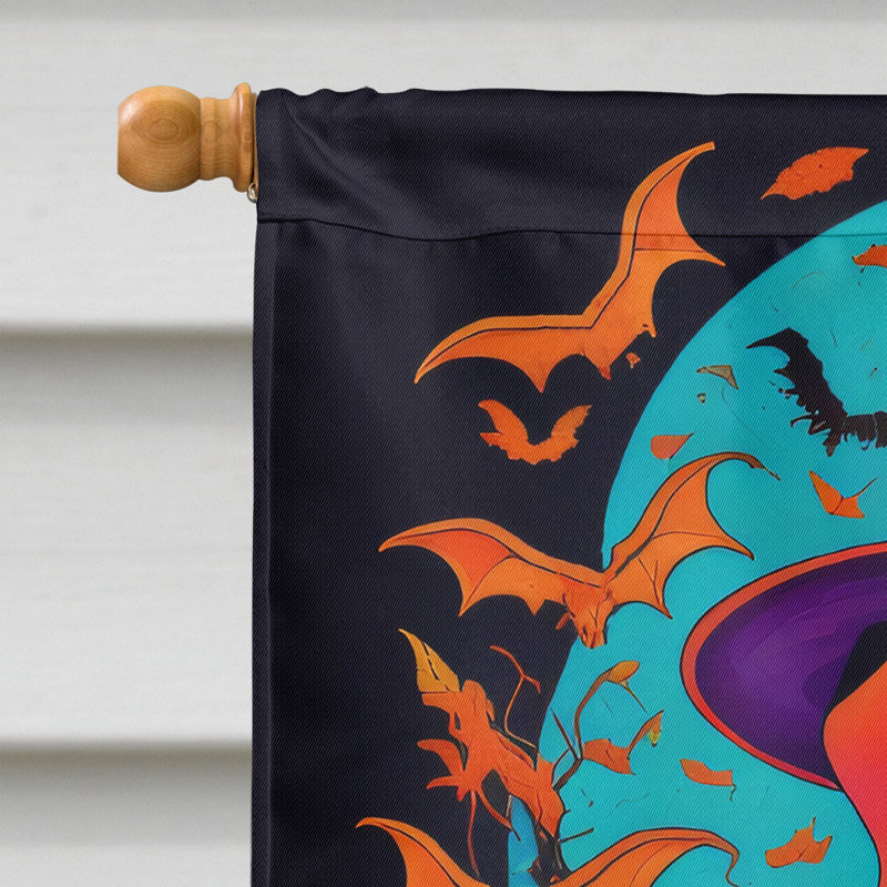 Jakameron Double Sided Polyester Halloween Garden Flag, 40" x 28"