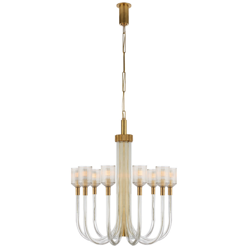Kelly Wearstler Reverie Medium Single Tier Chandelier, Brass