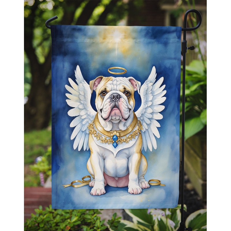 Drapeau de jardin bulldog anglais mon ange