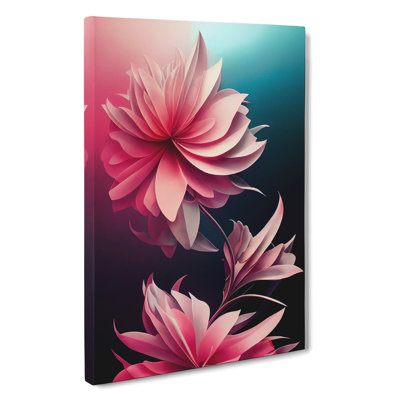 Pure Flowers - Wrapped Canvas Print