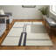 Tapis de style Mid-Century moderne, ivoire / noir Nobu Architectural-1801725587