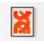 Art moderne moderne à coups de pinceau - impression contemporaine minimaliste