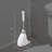 Simplehuman Plunger and Toilet Brush Bundle, White