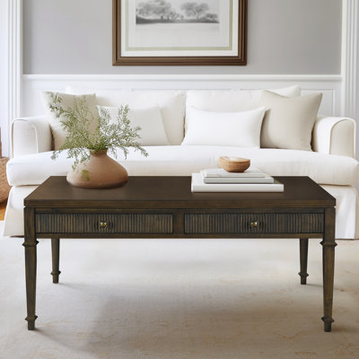 Lily Pond Kenna Fluted 2-drawer Coffee Table