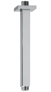 Super Rain Square 7" Ceiling Shower Arm and Flange