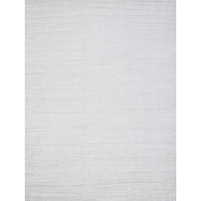 Silk Area Rug in Gray