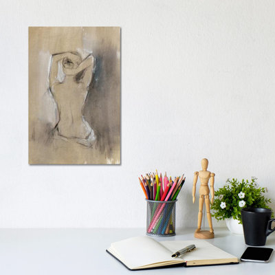 Contemporary Draped Figure I by Ethan Harper - Wrapped Canvas Print