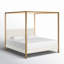 Graciella Boucle King Canaopy Bed