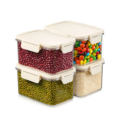 Contenant alimentaire transparent en plastique Sorbus Airtight