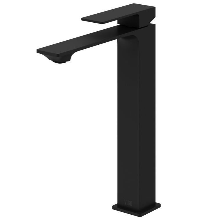 Dunn 11" H Single Handle Vessel Sink Bathroom Faucet