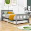 Lit plateforme simple en bois avec lit gigogne simple-1731201280
