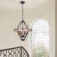 Lustre géométrique 24 "à 6 lumières à intensité variable