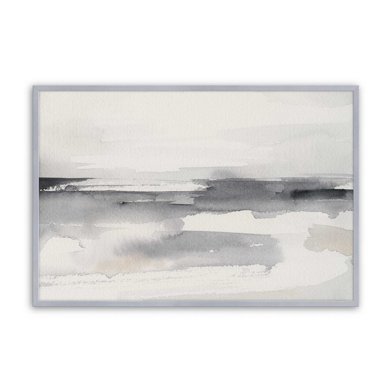 Timeless Tides I, H 19,25 po x l 25,25 po, Encadrement ouvert, chrome poli