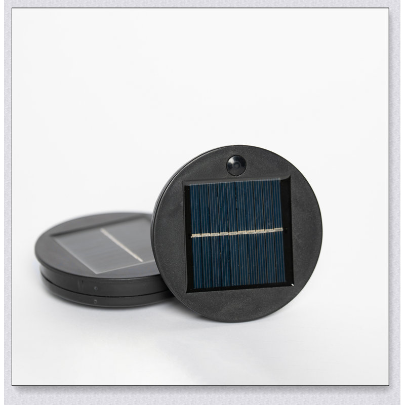 Ensemble de 2 tables d'appoint à énergie solaire avec lumière DEL, parfaites pour une utilisation intérieure et extérieure, peu encombrant