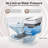 BCANHOME Smart Toilet With Built-in Tank Bidet, Auto Open Lid, Low Water Pressure Required, 1.24 Gallons Auto Flush, UV Sterilization, Heat Seat, Warm Wash/Dryer, Soft Closing, Deodorization, Remote Control