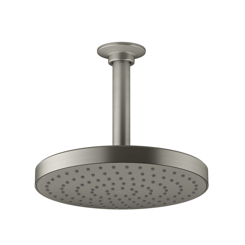 Awaken 8" 2.0 GPM Rain Showerhead, Vibrant Brushed Moderne Brass, 1.75 GPM