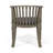 Outdoor Wooden Dining Chairs With Cushions, Set Of 2, Dark Grey,Grey Finish, Chair-842293375