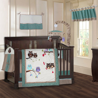 Domingue 9 - Piece Crib Bedding Set