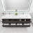 84'' Double Bathroom Vanity with Acrylic Top-1323390677