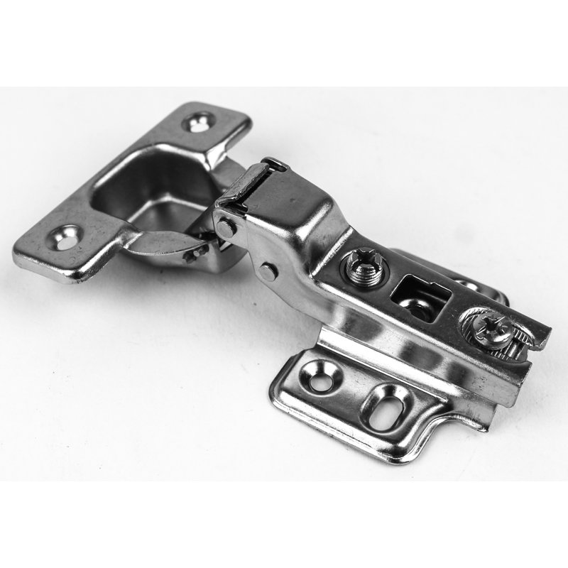 105 Degree 20 Pack Half Overlay Frameless Concealed Cabinet Hinges