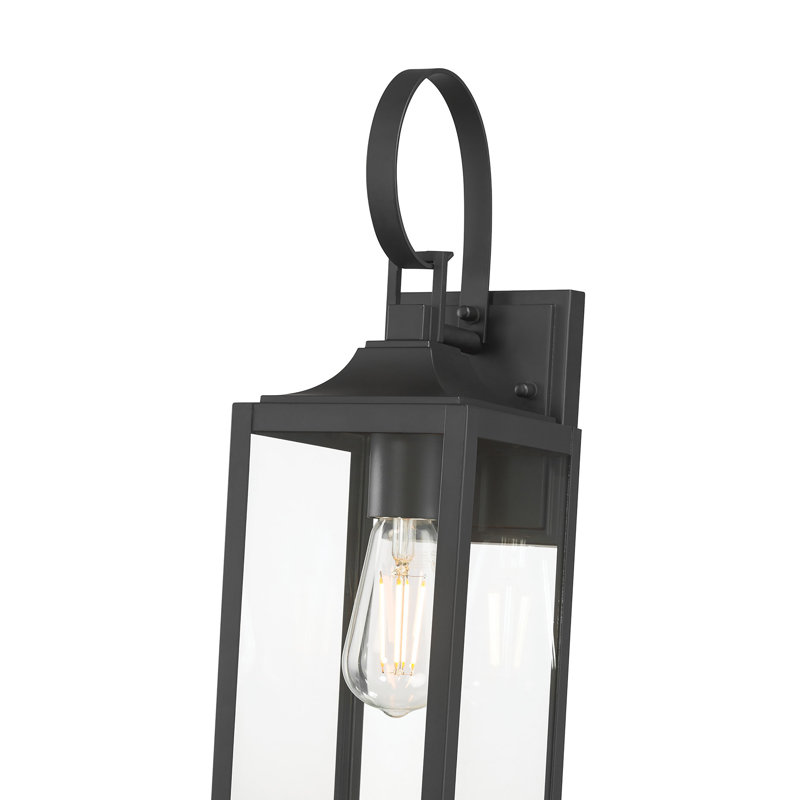 Halston 16.75" High 1-Light Outdoor Lantern, 16.75