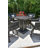 Aftinia Square Outdoor Dining Table With Umbrella Hole , 42.12'' in. W 42.12'' in. D
