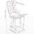 26" Counter Height Bar Stools Set Of 2, Modern Velvet Barstools With Button Back&Rivet Trim Upholstered Kitchen Island Chairs With Sturdy Chromed Metal Base Legs Farmhouse Bar Stools-880698403