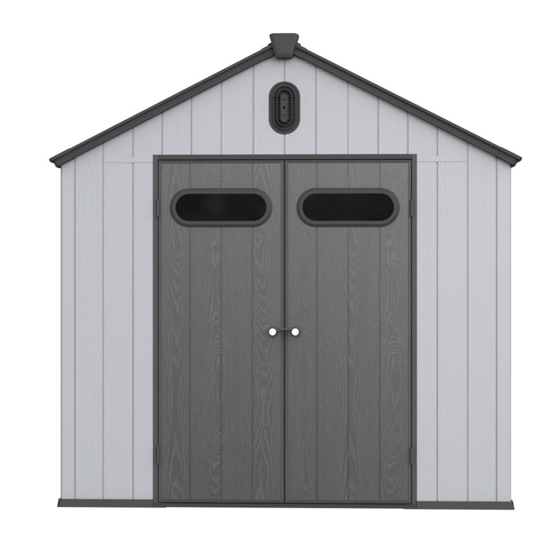 8*10Ft Plastic Storage Shed For Backyard Garden Big Spire Tool Storage