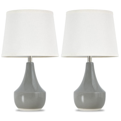 Ensemble de 2 lampes de table en céramique pour salon