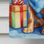 Drapeau de Noël maison de renne-112702292