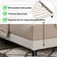 Lit plateforme tapissier Findlay