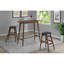 Table de bar rectangulaire en noyer