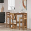 Esstisch Bar Table with Storage Rack 100x48x101.5 cm-105676054
