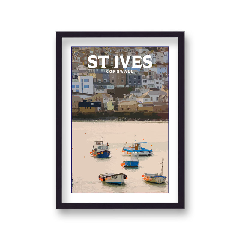 St Ives Cornwall Travel - Single Picture Frame Print