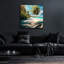  «Paradise Beach 5» par Rey Klimt, art mural en verre acrylique, 36 po x 36 po-991995593