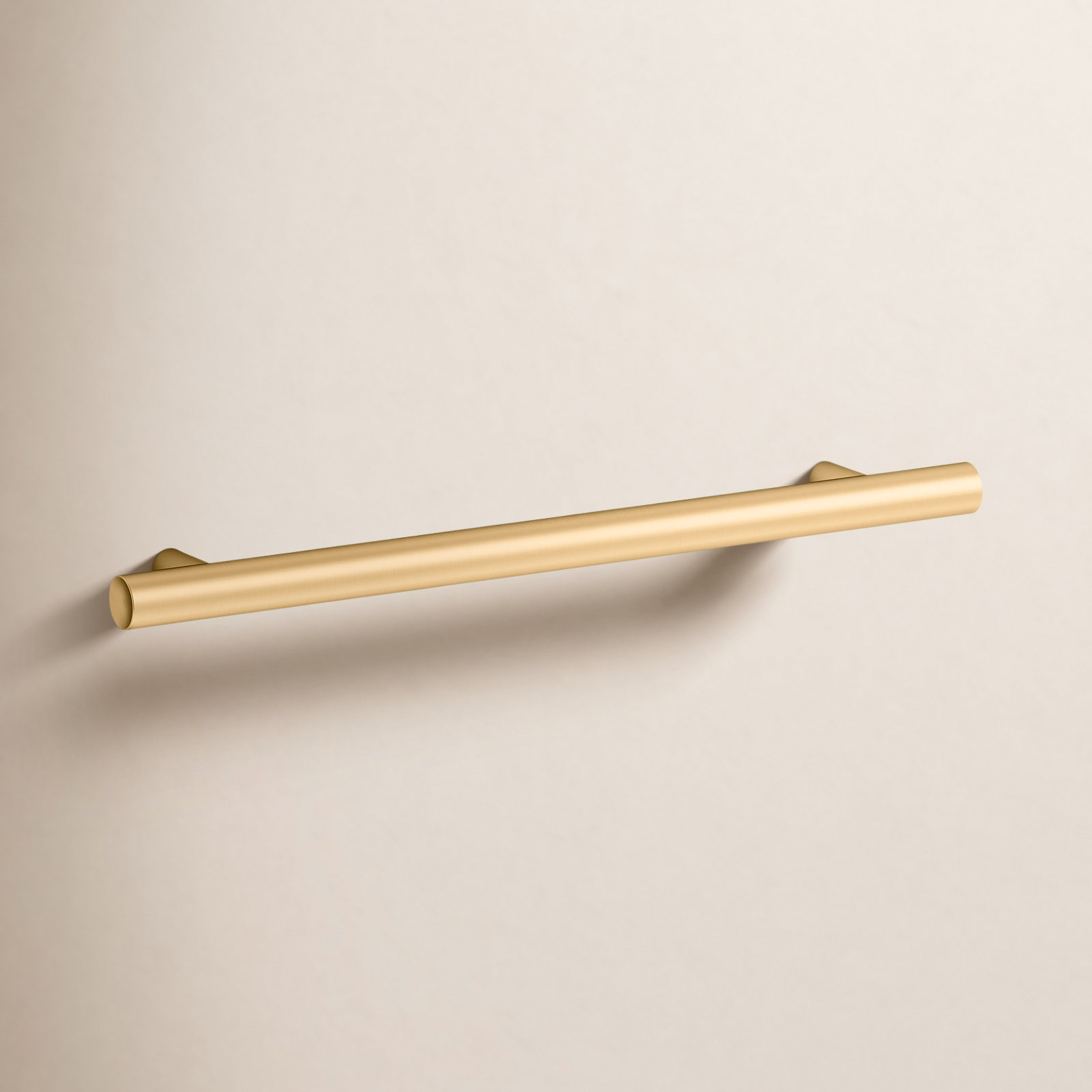 Purist 5" Bar Cabinet Pull, Vibrant Brushed Moderne Brass, 7"