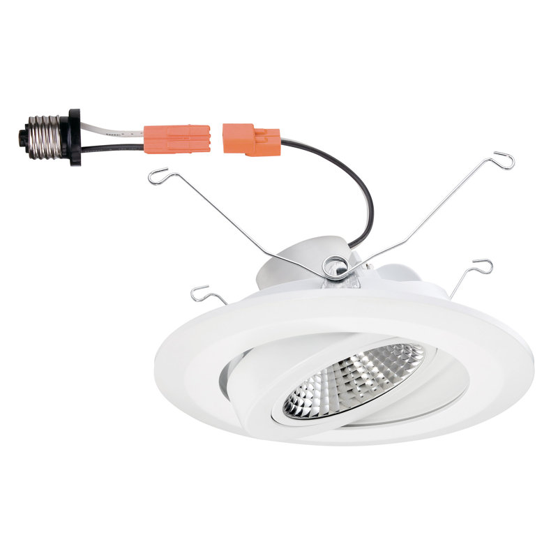 Donato 6'' 6 Watt Dimmable LED Retrofit Recessed Lighting Kit, 800, 3000K
