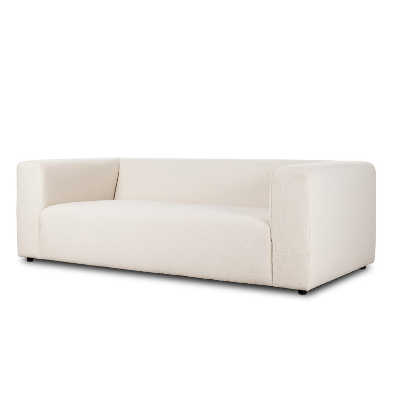 Lawndale Sofa-89"-Napa Sandstone, Fayette Cloud