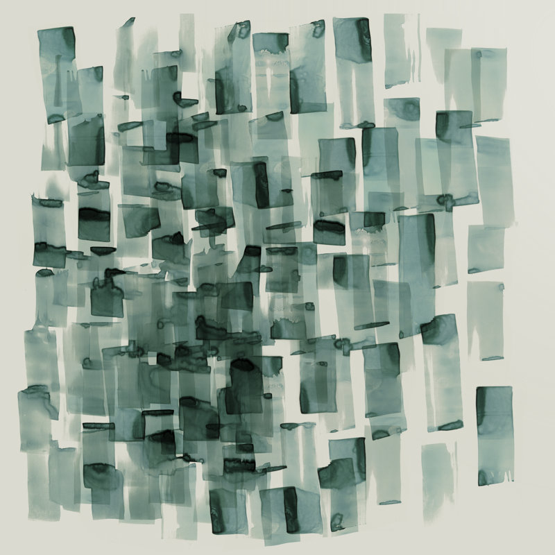 Sea Glass II - impression sur toile tendue, H 12 po x l 12 po