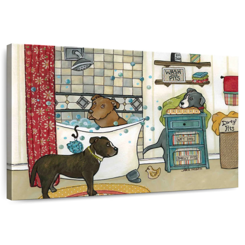 Brampt Wash Your Pits, 30" H x 45" W