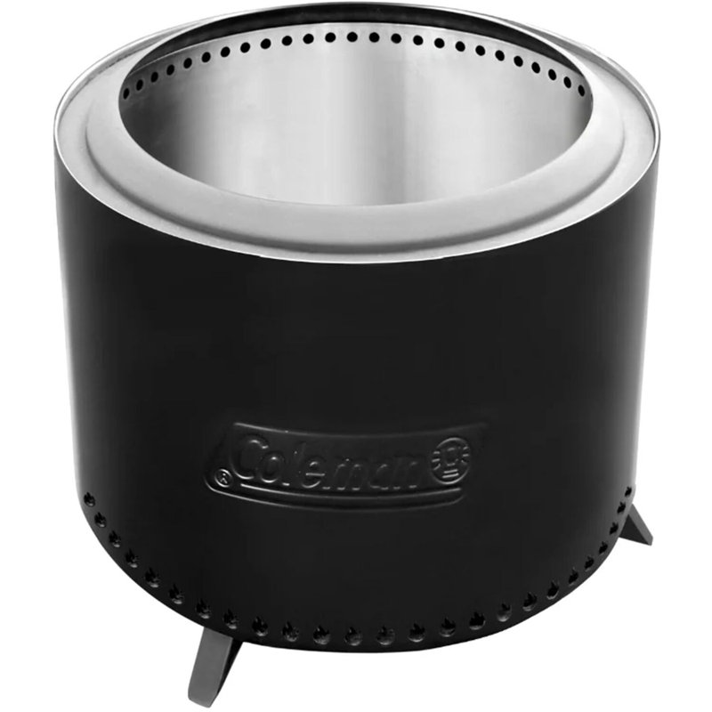 Foyer à bois noir en acier inoxydable, H 12 po x l 15 po x P 15 po