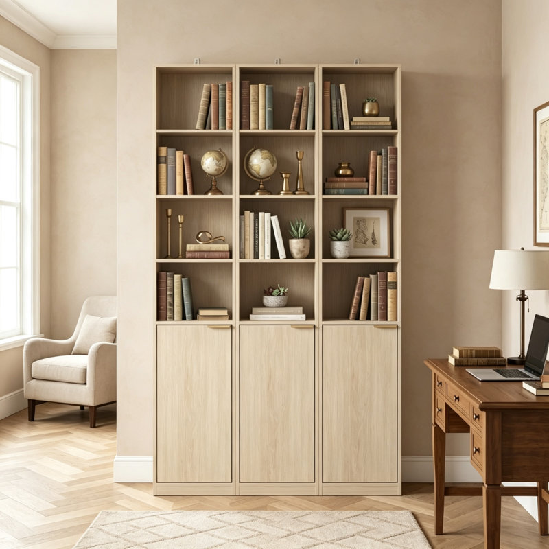 Bookcase, Oak Wood Effect