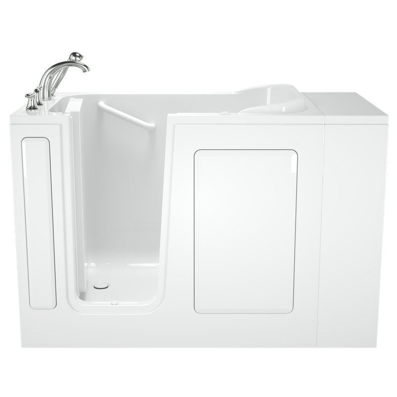 Baignoire à remous à main de la série entrée de la main gauche de 48 x 28 po, Blanc